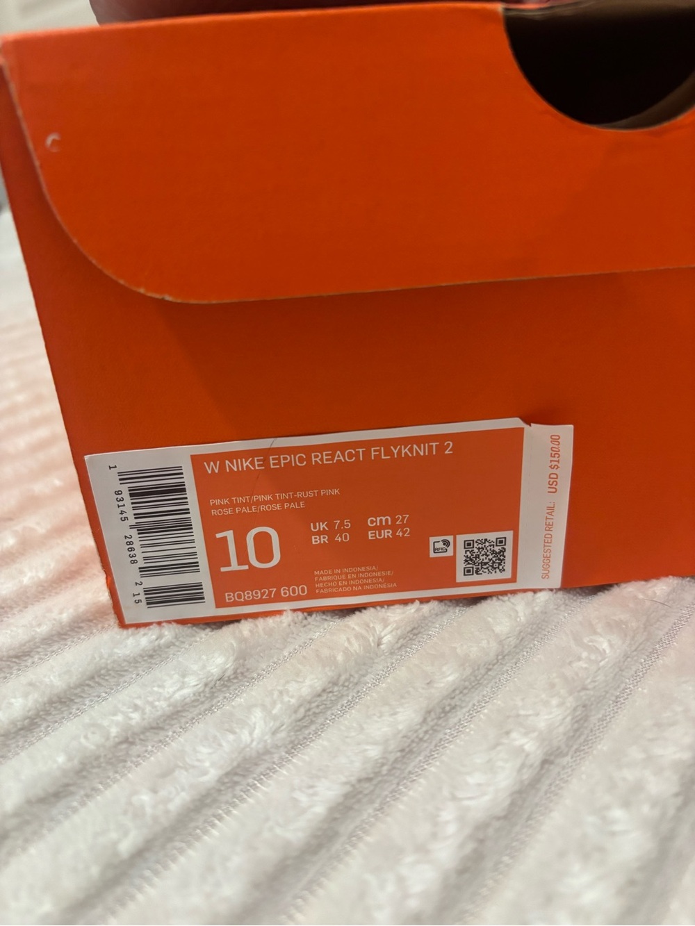 Nike Pink Women's Athletic Running Shoes - Picture 4 of 4